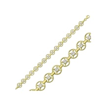 Gümüş Gold Yuvarlak Su Yolu Bayan Bileklik Çok Renkli 04306312