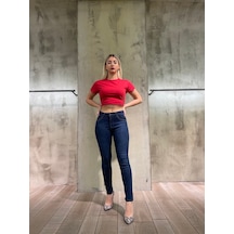 Vigoss Kadın Denim Pantolon 23782-70346 Mavi