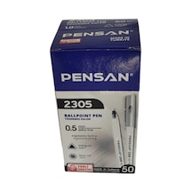 Pensan 2305 0.5mm 50li Üçgen Siyah Tükenmez Kalem