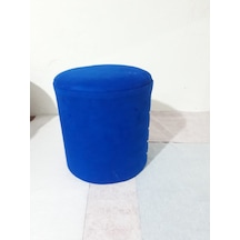 Nesilhomee-Ticaret Silinebilir Nubuk Ve Soho Kumaş Oval Puf