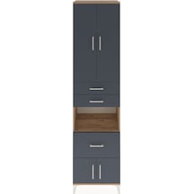 Hyperion Dolap 4 Raflı 3 Çekmeceli 4 Kapaklı 60x44x243 Çam-an... Çam