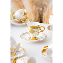 Zaira 6 Kişilik Kahve Fincanı Takımı - 90 Ml Çok Renkli