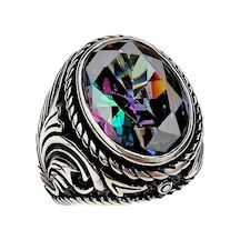 Mistiktopaz Taşlı Erkek Yüzüğü 230047494g23y
