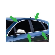 Opel Astra J Hb 2010-2014 Cam Çerçevesi Krom 12 Prç. P.çelik Hb