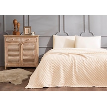 Özdilek Tomurcuk Mocha Çift Kişilik Battaniye Toz Pembe