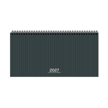 Keskin Color 2027 Haftalık Spiralli Masa Ajandası 16x33,5 Cm Aj-66 Çizgili