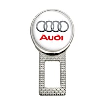 Audi Metal Kemer Görseli 2 Adet Çift Yönlüdür Logosu