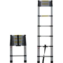 11 Basamaklı Tek Taraflı Teleskopik Alüminyum Merdiven 3,2 Metre
