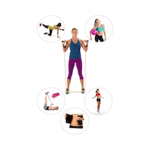 Spor Byfit Yüksek Sert Tutacaklı Direnç Lastiği Denge Topu