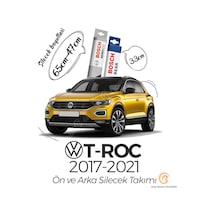 Bosch Aeroeco Volkswagen T-Roc 2017 - 2019 Ön - Arka Silecek Seti