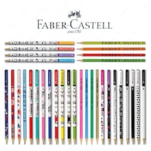 Faber Castel Lüx Mercanlı Karışık Yuvarlak Kurşun Kalem 12 Adet N11.7184