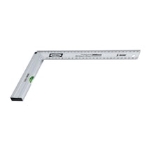 Sgs Profesyonel Alüminyum Gönye Su Terazili 250 Mm / 25 Cm