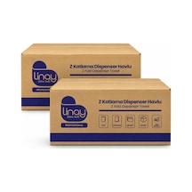 Linay Ultra Soft Z Katlama Dispenser Havlu 2 Katlı 200 Yaprak 24 Paket 2 Koli