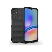 Rba Aksesuar Galaxy Uyumlu A05s Kılıf Esnek Tpu Oyuklu Arka Yüzey Tasarımlı Rba Etnik Silikon Kapak - Siyah Siyah