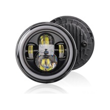 Gajeena 7 İnç 12v/24v Led Motor Araç Farı, 6000k Beyaz Işık, 70w, Ip67 Su Geçirmez, 50000 Saat Ömür - Klasik Stil