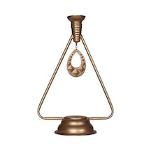 Vitale Rusty Gold Çan Modeli Mumluk 13X36 CM Ak.Gn0007