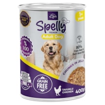 Spelly Tavuklu Yetişkin Köpek Maması Konserve 12 x 400 G