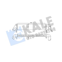 Turbo Radyatörü - Dacia Duster, Sandero, Logan - Kale-345085