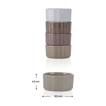 Acar Maya Porselen Suffle Kase 8.5 CM 4'lü