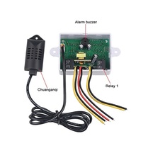 Pazly Reedark Akıllı Dijital Nem Sıcaklık Kontrol Cihazı - 12v Dc, Seralar Kuluçka İçin