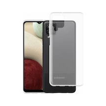 Newface Samsung Galaxy A12 Kılıf Lüx Şeffaf Silikon
