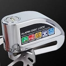 Disk Kilidi Alarmlı Gri 110 Db
