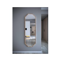 Tr Tarz Design Kemence Ceviz Sekizgen Dekoratif Boy Aynası 150x50,ceviz Diğer