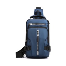 Haoshuaı Erkek Çok Fonksiyonlu Göğüs Çantası Moda Rahat Tek Omuz Çapraz Omuz Çantası Su Geçirmez Uzay Bezi Küçük Sırt Çantası Su Geçirmez Küçük Boy Koyu Mavi Cep Telefonu Cep 1.000 Adetten Az Fermuar 473376 Siyah - Siyah