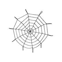Halloween Cadılar Bayramı Örümcek Ağ Dekor Siyah 1.5 Metre Standart