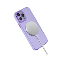 Apple Uyumlu iPhone 13 Pro Kılıf Magsafe Özellikli Unix Silikon Kapak