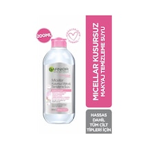 Garnier Micellar Hassas Ciltler için Kusursuz Makyaj Temizleme Suyu 200 ML