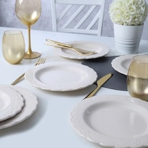Krem Tango Pasta Tabağı 21 Cm 6 Adet 030 Açık