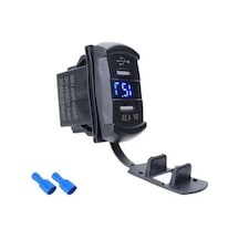 Trendooze Gaojunshop01 Mavi 12-24v 4.2a Tekne Araç Şarj Cihazı, Voltaj Görüntüleme