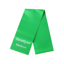 Zerogym Egzersiz Bandı Pilates Bandı, 150cmx15cmx0,55cm Yeşil Orta Yeşil