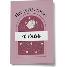 Esmaül Hüsna Serisi- El Halık Mini Defter Çok Renkli
