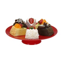 Gastronomi Teşhir Tepsisi Ayaklı Yuvarlak 25 Cm Pc Çok Renkli