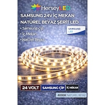 Samsung Şerit Led 24v 2835/60 Ledli 4000k İç Mekan Ip20 5 Metre/ Paket