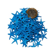 Polyester Deniz Yıldızı Minik Boy 0.5 Cm- 1.5 Cm 100 Adet Mav