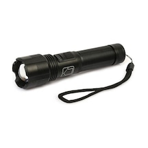 Ps-1600 Süper Parlak Led Zoomlu 5 Mod Su Geçirmez Profesyonel Şarjlı El Feneri Çok renkli