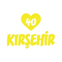 Kalpli 40 Kırşehir Araba Sticker 17x17 Cm Sarı