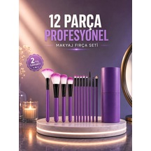 12 Li Profesyonel Makyaj Fırça Seti Ultra Yumuşak Sentetik Kıllı 43169750