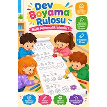 Basit Matematik İşlemleri Rulo Boyama Kağıdı 45cmx2m - 924004165