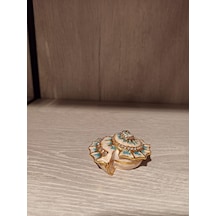 Swarovski Taşlı Salyangoz Kutu Mücevherlik / Dekoratif Biblo