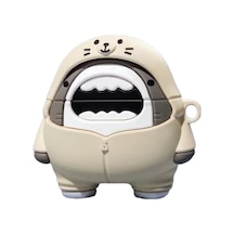 Oppo Enco Air2 Anti-drop Silikon Kapak Sevimli Karikatür Bluetooth Kulaklık Kılıfı İçin