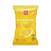Fine Life Sade Patates Cipsi 150 G - Klasik Lezzet, Çıtır Çerez - 3 Adet Tarı