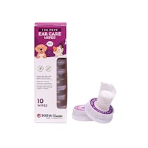 Popitclean Evcil Hayvan Kedi & Köpek Kulak Bakım ve Temizleme Mendili
