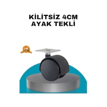 4 Cm Kilitsiz Masa Ayağı Tekli Sessiz Ve Akıcı Hareket Çok Renkli