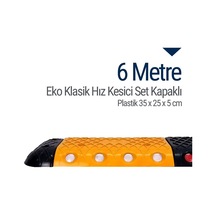Eko Klasik Hız Kesici Set Kapaklı Plastik. Yol Kasisi 6 M N11.38