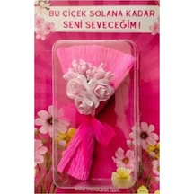 Minibuket Mini Buket Çiçek Pembe Karışık-çok Renkli