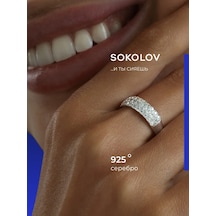 Sokolov 925 Ayar Gümüş Yüzük 2122696 Gri